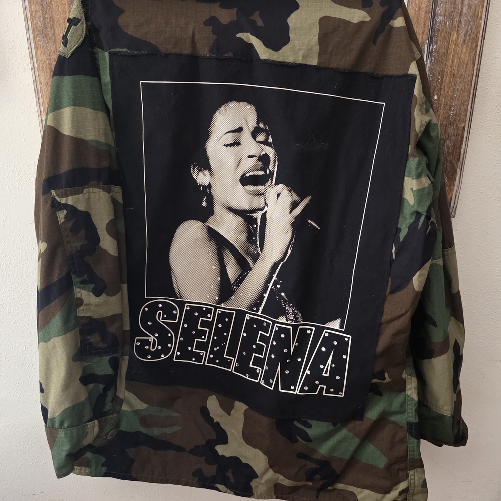 Camouflage Selena Graphic Jacket